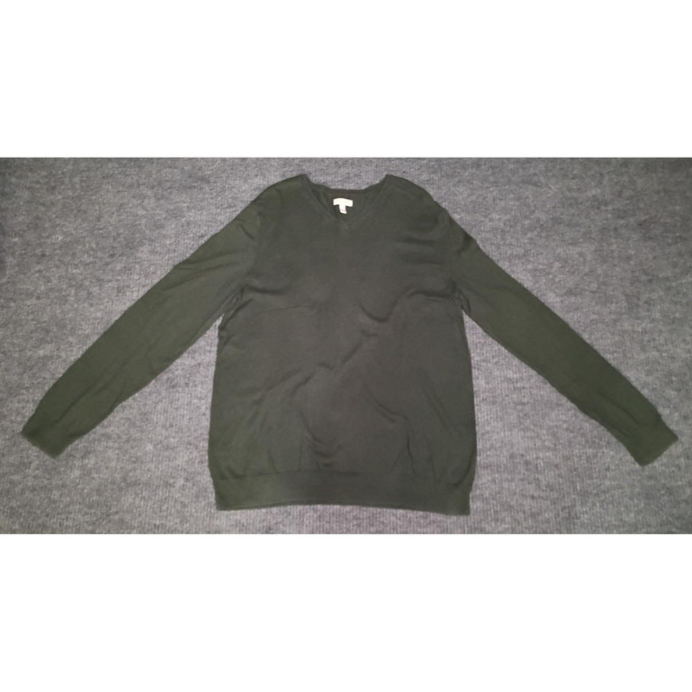 Sonoma Men's Green V-Neck Sweater Size XLT